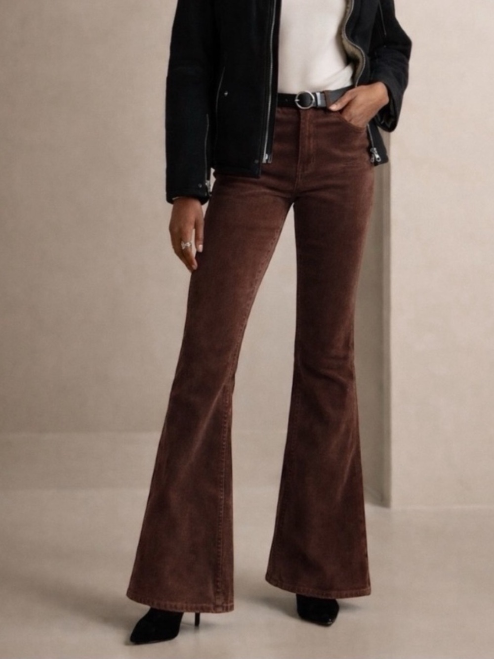 Banana Republic Brown Flare Corduroy Pants